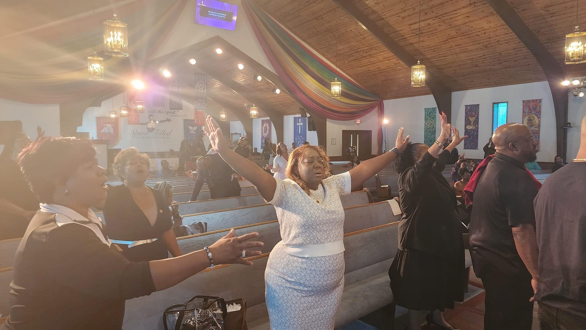 Worship service at I'm Good Ministry